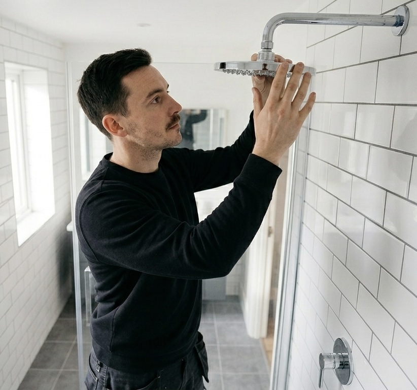 Shower installation in Huntingdon